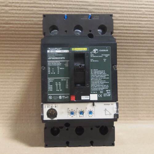 Square D  JDP JDP36250CU31XTX 3 Pole 250 Amp 600V JDP36250 C