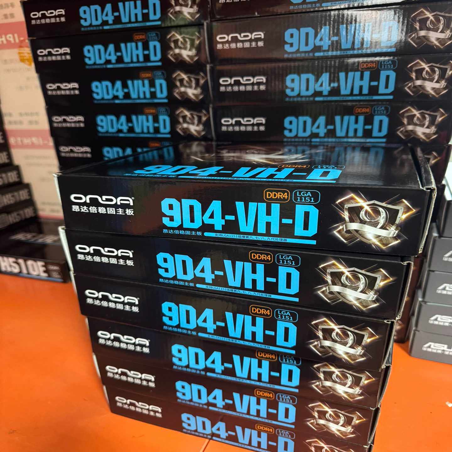 全新昂达9D4-VH-D主板DDR4双通道LGA115--议价商品