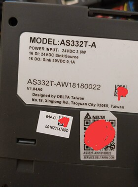 台达AS系列PLC AS332T-A   AS16AM10N~询价