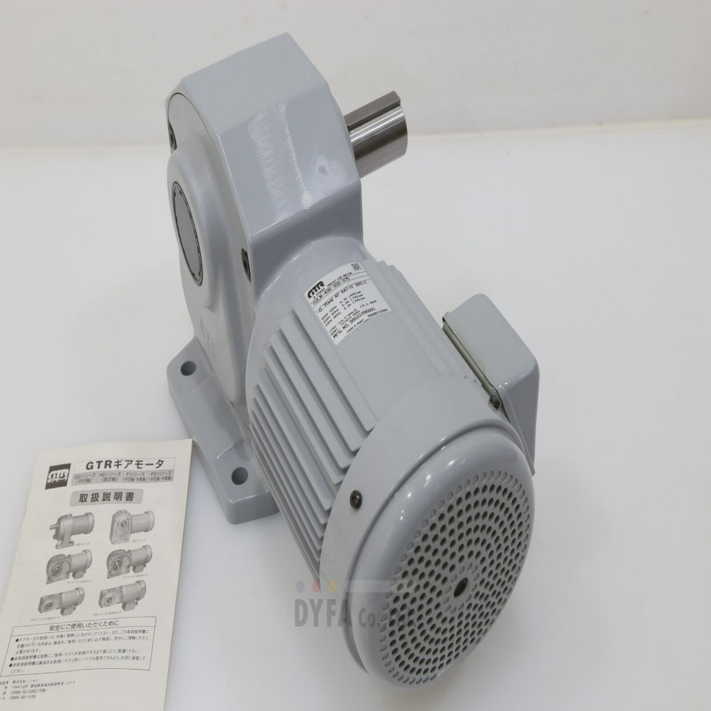 GTRNNBH2LM-40R-200-075RATIO200:1750W建造200V-220V3PH