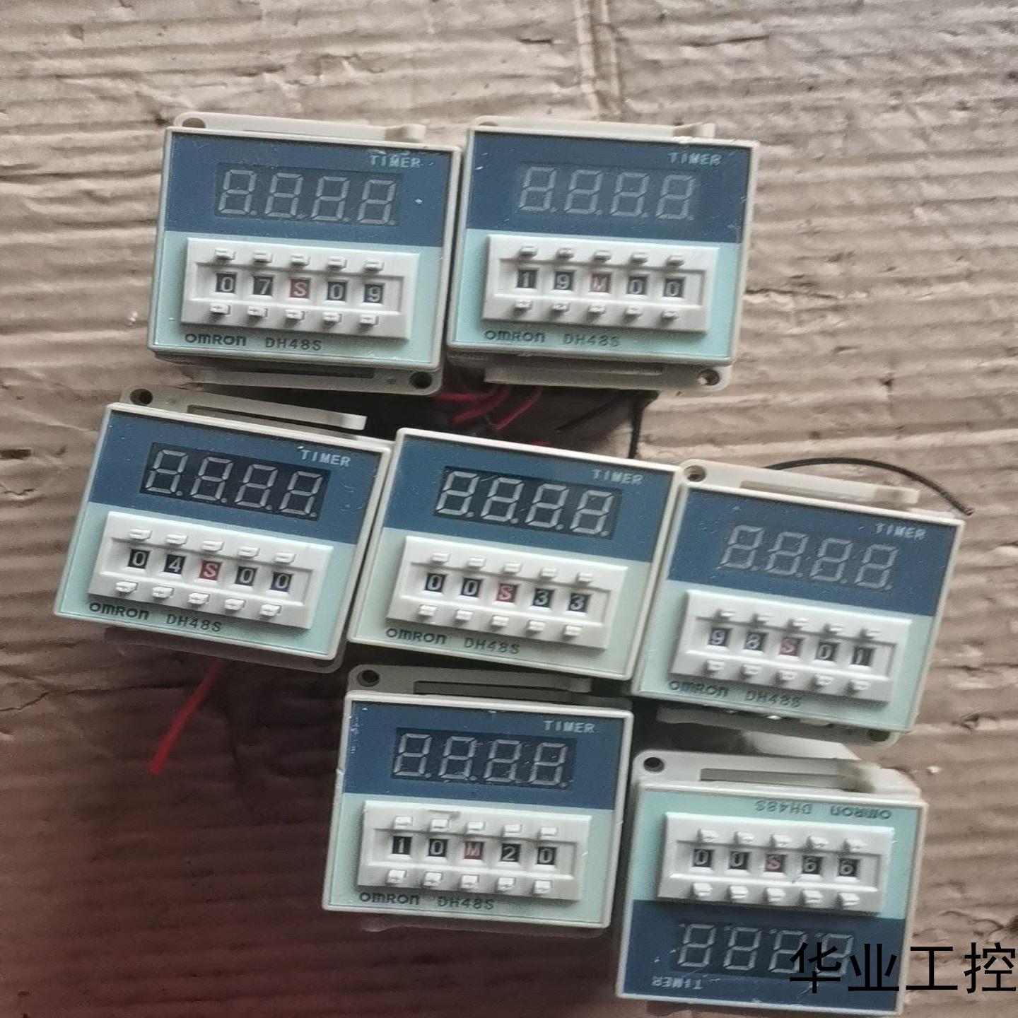 拆机欧姆龙继电器DH48S-2zh数显时间继电器6个打包议价商品