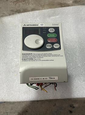 变频器frs520se0.4k一台，成色如图，功能正询价