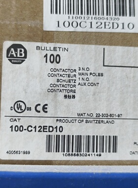 议价Abb Contactor 100C12ed10 Swiss nuine Product Model 100适