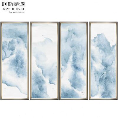 阿斯蒙迪许振国画水墨画限量版画亲笔签名艺术品客厅玄关装饰画