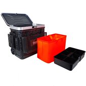 钓鱼拉杆箱硬盖大轮鱼护桶多功能钓箱加厚钓鱼桶装 活鱼桶渔具