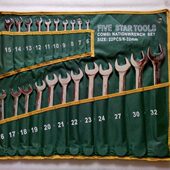 开口扳手梅花扳手 呆梅两用扳手组套 厂家生产 镜面两用扳