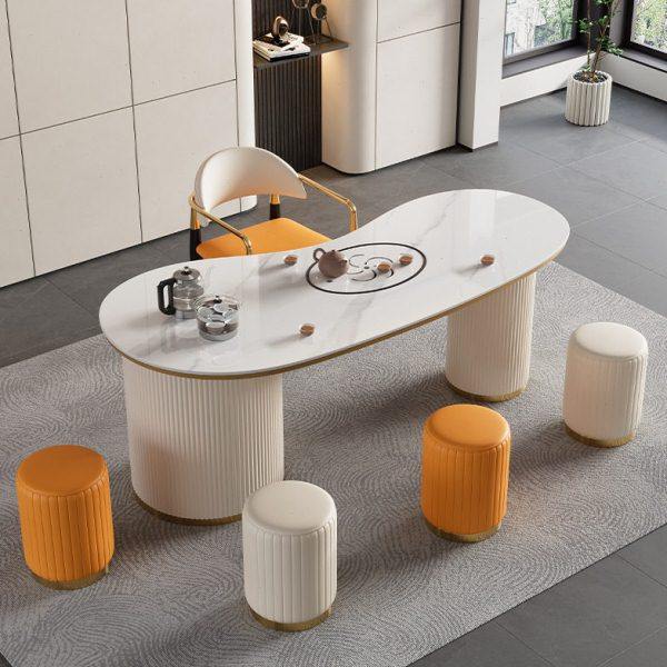 岩板轻奢茶桌椅组合茶台小户型阳台圆茶几客厅家用一体茶台烧水壶,商业/办公家具,茶台/茶桌,淘宝优惠券,粉丝福利购,淘宝优惠卷