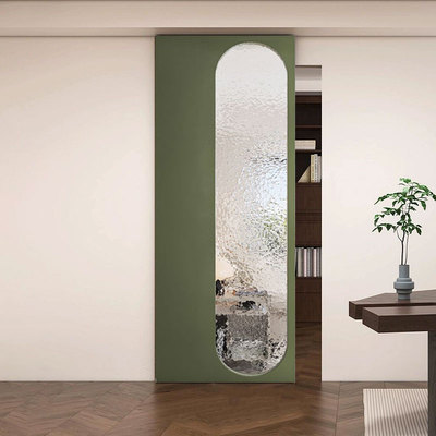 卫生间幽灵门无轨移门隐形轨道