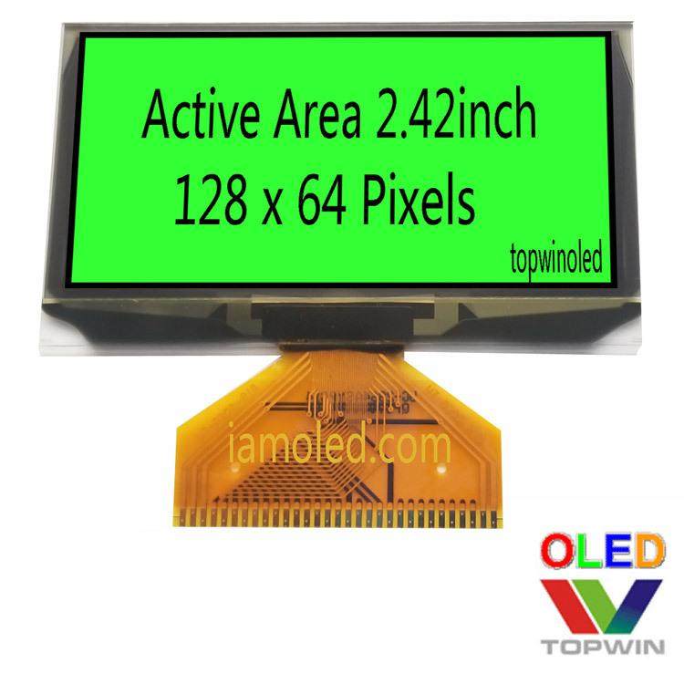 2.42寸绿光大尺寸oled液晶显示屏ug2864asgpg142.42英寸液晶,模玩/动漫/周边/娃圈三坑/桌游,模型制作工具/辅料耗材,淘宝优惠券,粉丝福利购,淘宝优惠卷