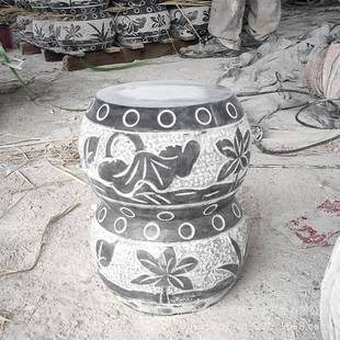 柱墩空实心柱顶石底座摆件装饰石雕柱墩石墩子青石柱墩柱子墩子