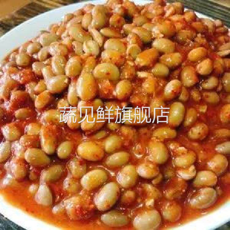 苏北宿迁农家自制新鲜冬瓜酱豆泗阳特产香辣豆酱咸菜草屋酱豆沭阳