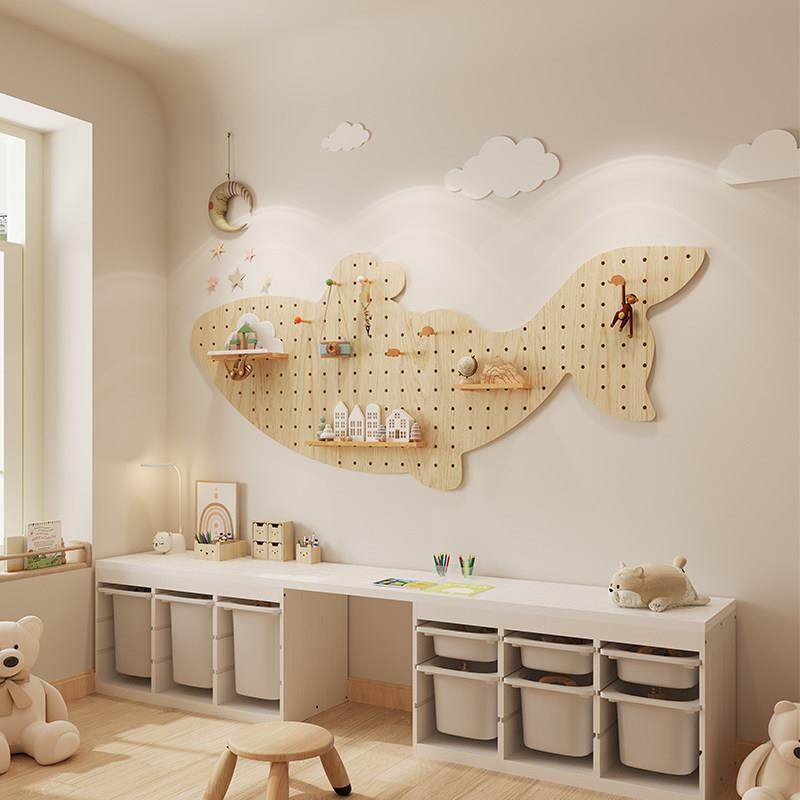 实木洞洞板置物架配件桌面入户玄关定制鲸鱼造型墙书桌墙面隔断,住宅家具,搁板/置物架/家用陈列架,淘宝优惠券,粉丝福利购,淘宝优惠卷