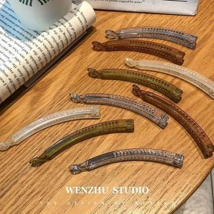 发量感无痕简约发夹马尾小号夏款 固定香蕉蓬松颅顶夹子发饰头饰女