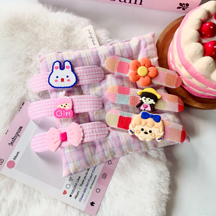 儿童卡通2025新款 可爱碎发神器刘海贴女童魔术贴宝宝头发贴发饰女