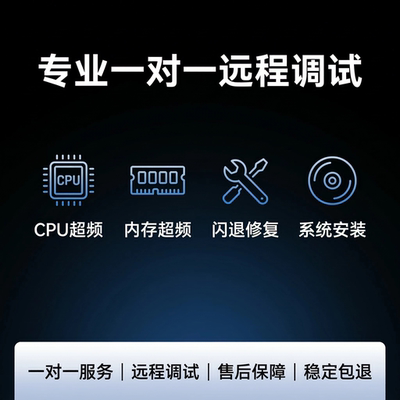 专业远程CPU内存超频闪退修复