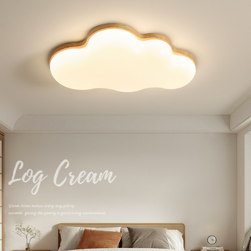 卧室灯现代简约led云朵吸顶灯2024年新款极简原木风主卧房间灯具,家装灯饰光源,儿童房吸顶灯,淘宝优惠券,粉丝福利购,淘宝优惠卷