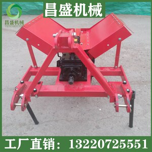 四轮拖拉机带动开沟o机田园种植多功能起沟机大型中开侧开挖沟机