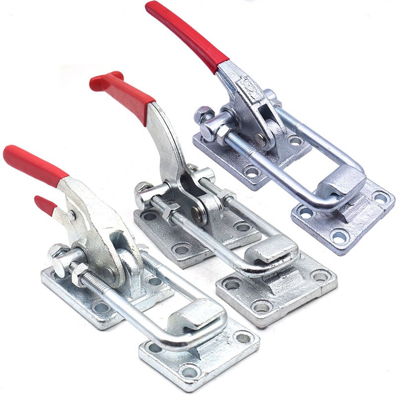 快速夹具40380自锁工件固定压紧器重型锁扣门栓式40370工装夹钳