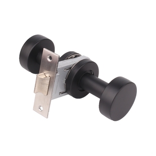 隐形门双面把手金色青古铜通道门锁卧室过道厨房门锁双面锁黑白色