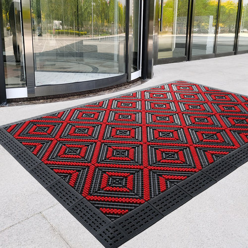 商用酒店大门口地毯室外入户门地垫防滑吸水商场进门迎宾除尘脚垫