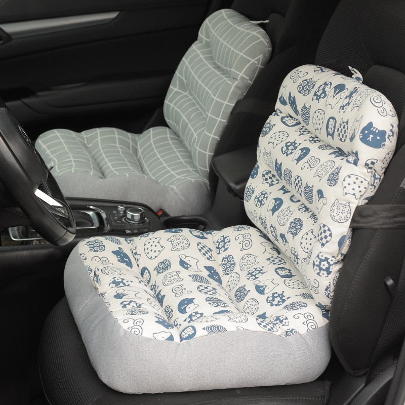 小个子女司机增高汽车坐垫靠背一体护腰女士车内座垫学车练车专用,居家布艺,椅垫,淘宝优惠券,粉丝福利购,淘宝优惠卷