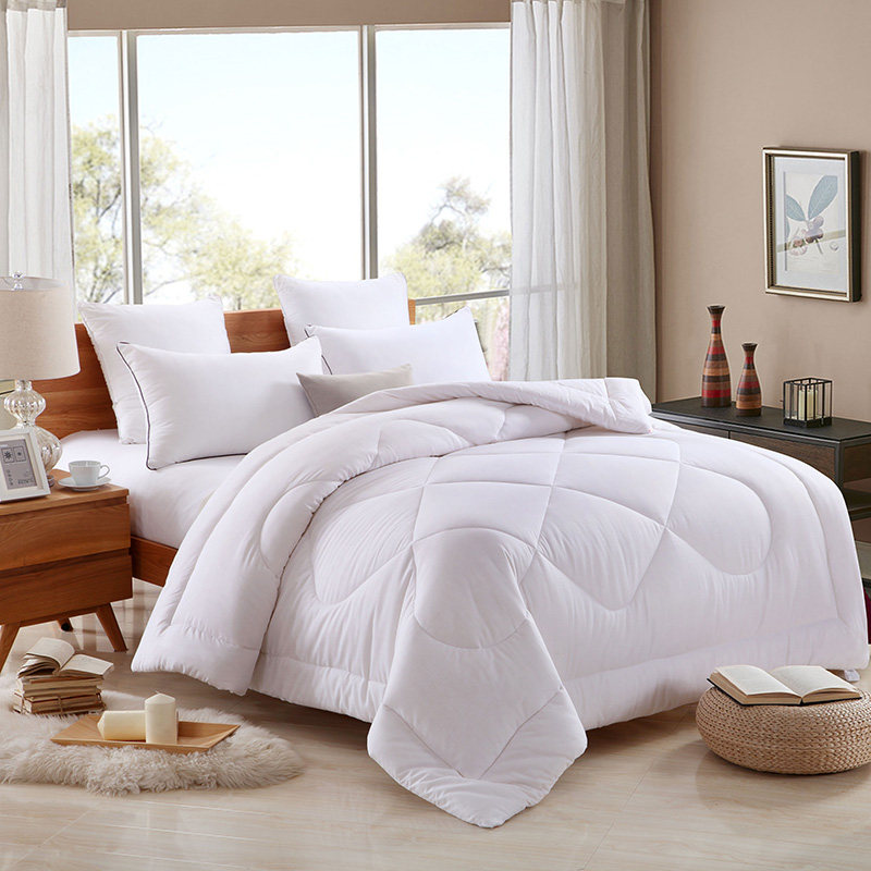 一缕阳光棉花被子冬季加厚保暖单双人春秋被芯素色冬被