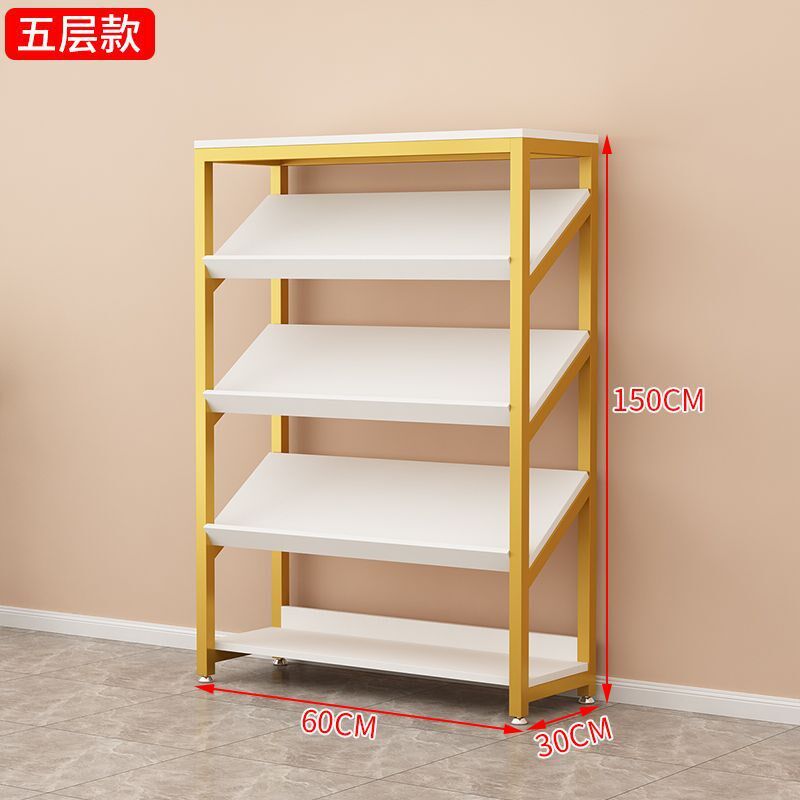 鞋店展示架实体店货架商场童鞋拖鞋多层商业斜面置物架货架鞋架子