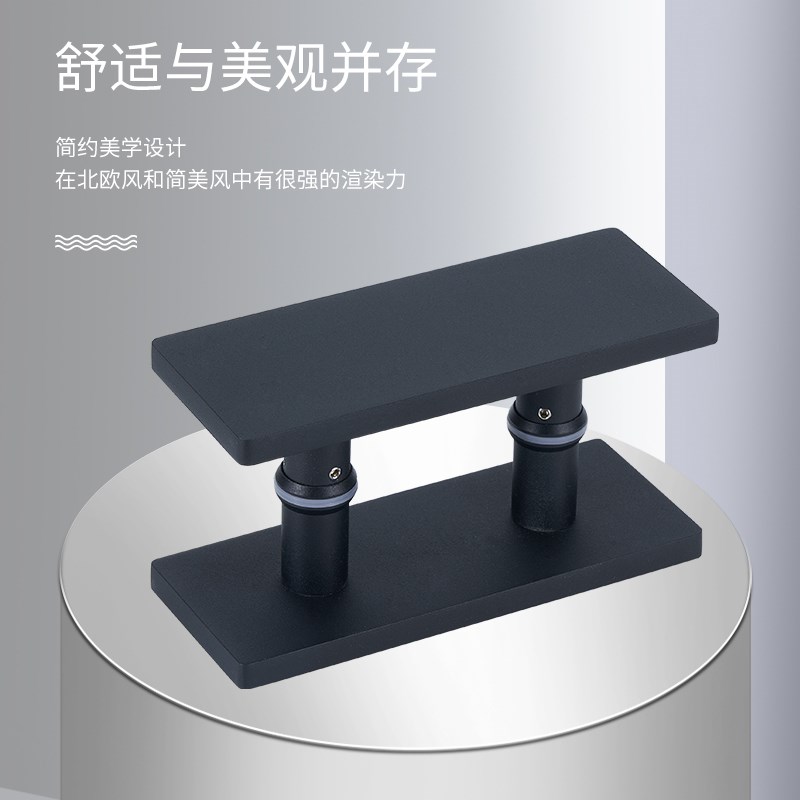 简约玻璃大门拉手新中式欧式实心古铜推拉玻璃门木门把手黑色现货