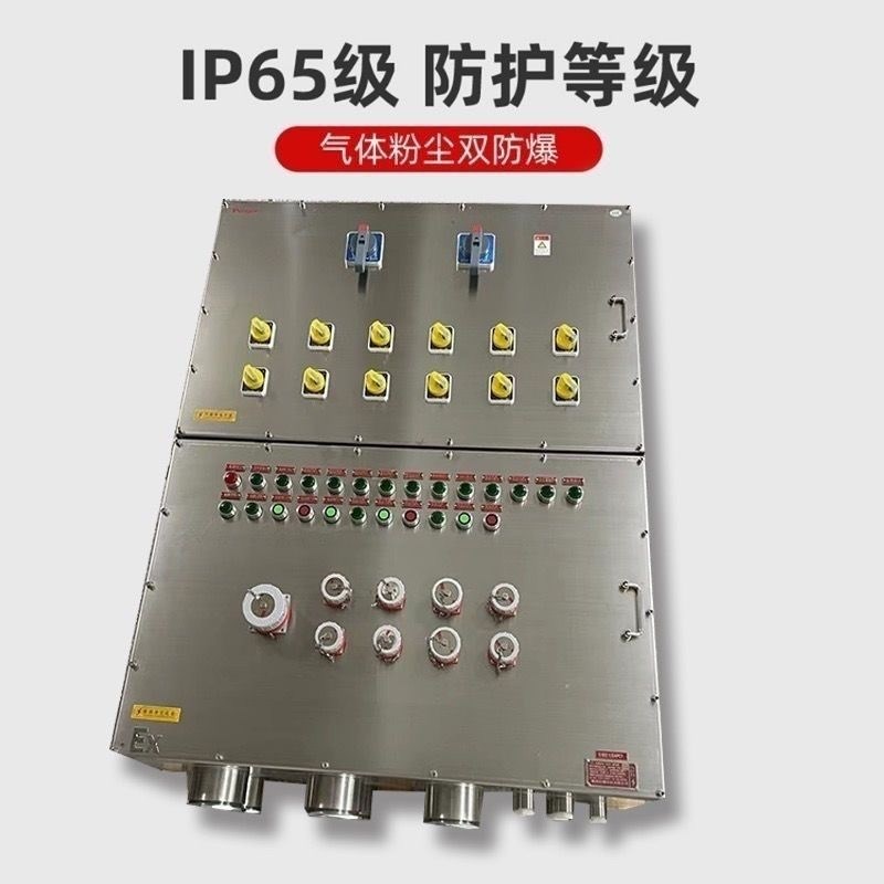接线端子照明按钮检修4控制柜防爆配电箱启30动箱开关箱不锈钢