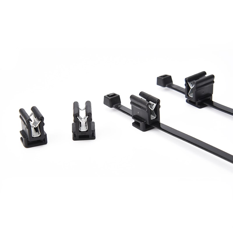 汽车钣金扎带线路管路固定边缘天窗车窗扎带钢铁卡扣夹子线束带线