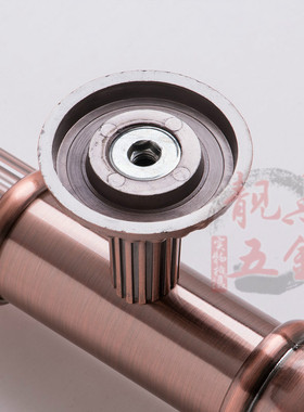 欧式玻璃门木门拉手仿古铜不锈钢大门拉手推拉双开门把手酒店08B