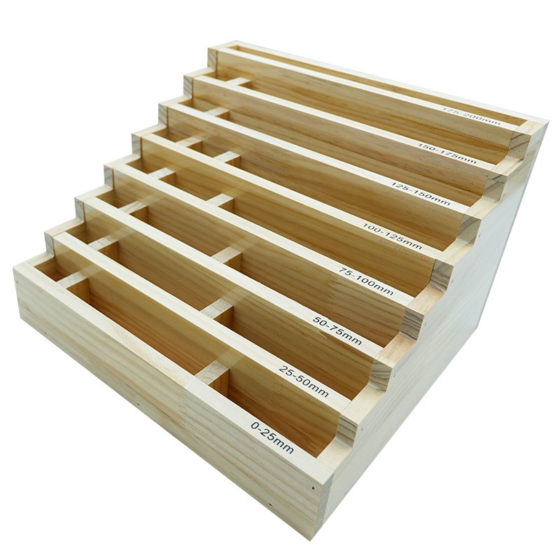 数显千分尺0-200高精度外径螺旋测微器零件盒千分卡尺收纳盒厚度