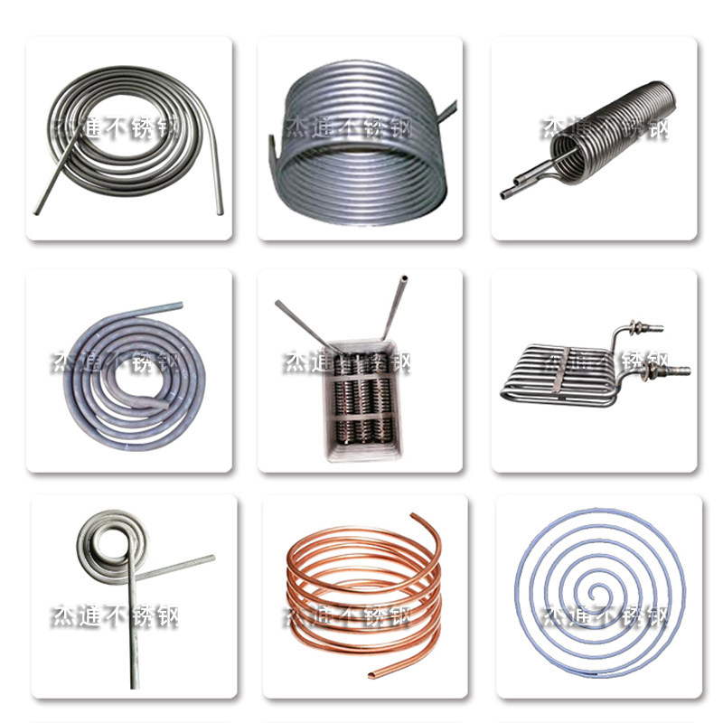 304不锈钢盘管加工 弯管 螺旋管 冷却管 换热器 材质可按要求定制