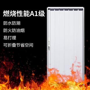 厨房防火印花全铝合金折叠门推拉隐形隔热宠物化妆室阳台隔断移门