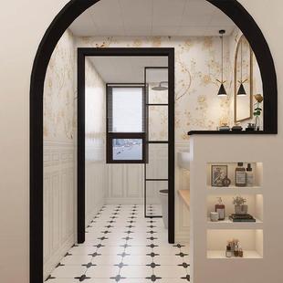 法式 复古卫生间瓷砖花砖奶油风浴室墙砖模具墙裙花片厨房厕所地砖