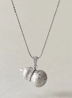 葫芦项链精致小众设计福禄吊坠大气简约气质秋冬新款毛衣链女款