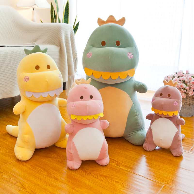 超萌可爱小恐龙毛绒玩具女生睡觉抱枕玩偶公仔大号儿童礼物布娃娃
