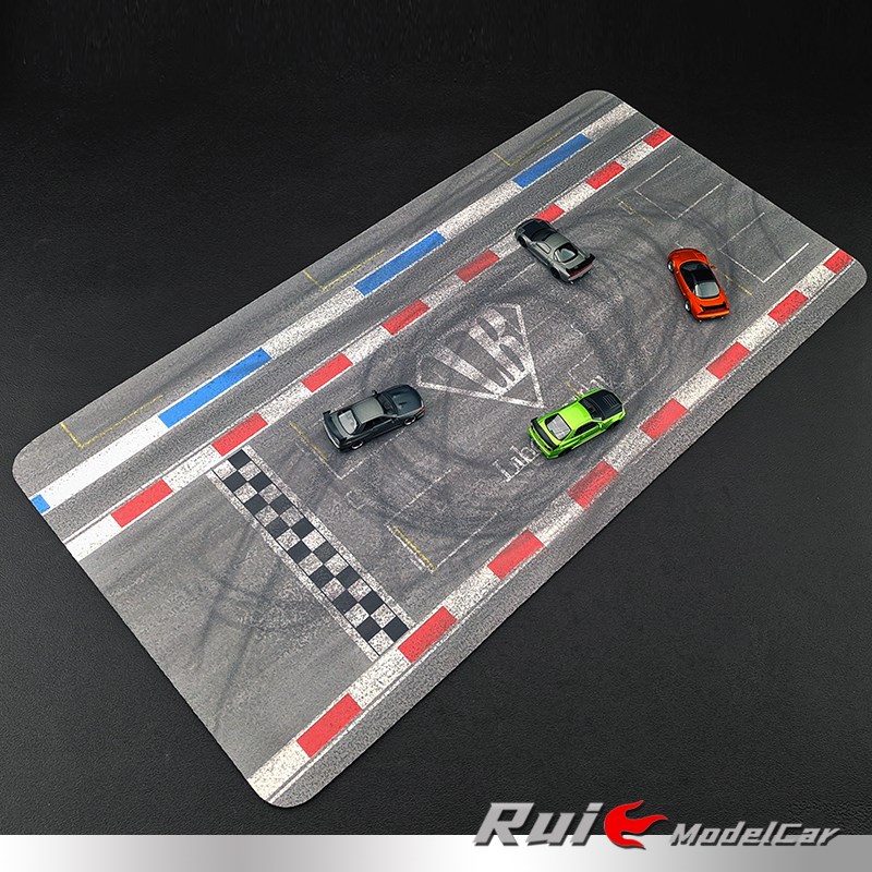 1:64赛道漂移烧胎烟雾鼠标垫场景赛道电竞鼠标垫