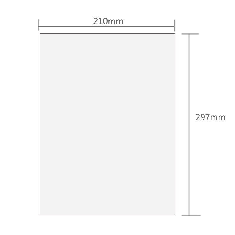 a4不干胶 铜版纸标签 激光喷墨打印机 环保白底纸 足量50张一包