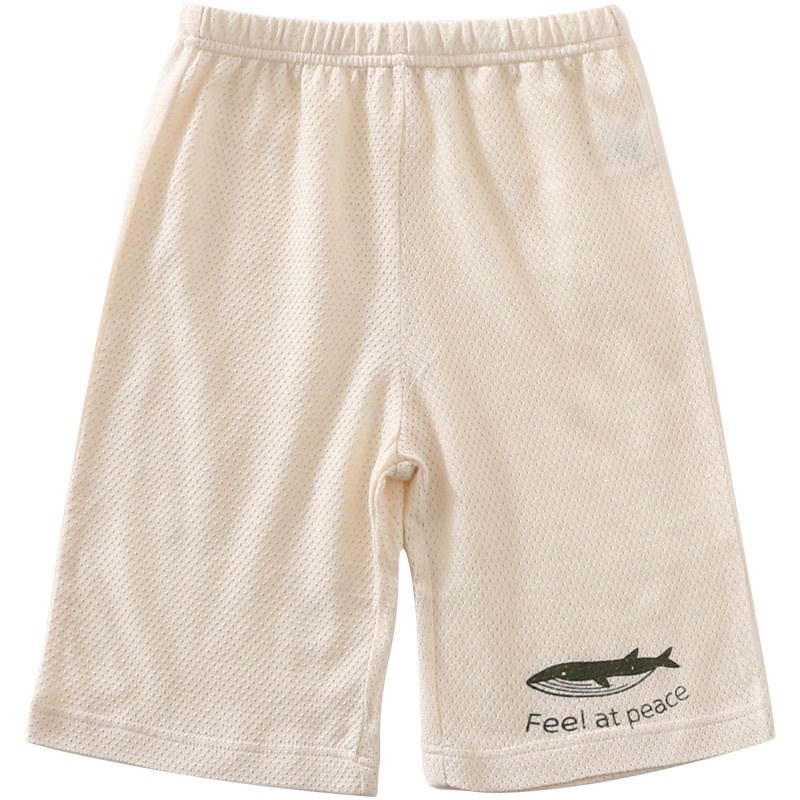 儿童短裤家居服套装纯棉睡裤夏季男孩五分裤中大童宽松透气薄款a