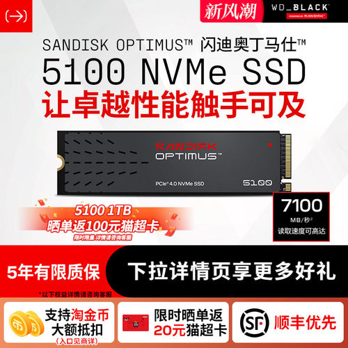 闪迪optimus5100固态硬盘1tb