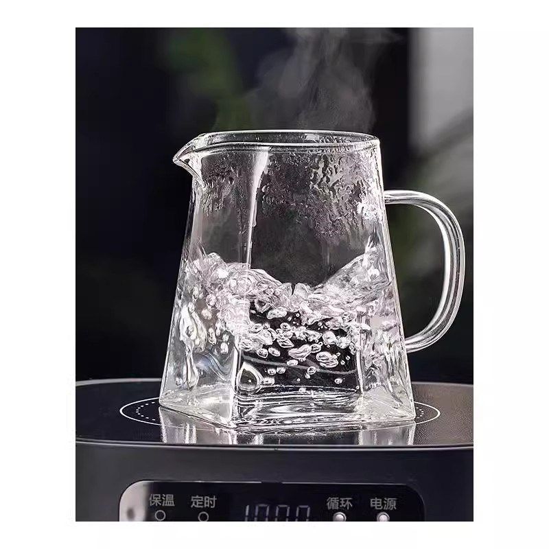 公道杯高硼硅玻璃加厚耐热2025新款带茶漏过滤分茶器功夫茶具