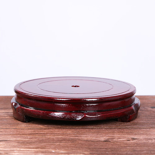 陶瓷鱼缸木质花盆鱼缸底座米缸花盆木底座木架子花架子托盘鱼缸