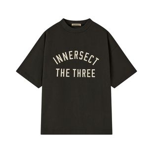 INNERSECT THE THREE重磅圆领短袖T恤男女短tee潮牌2025SS