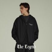 INNERSECT刺绣LOGO拉链连帽卫衣男女宽松落肩袖 重磅开衫 25FW秋冬