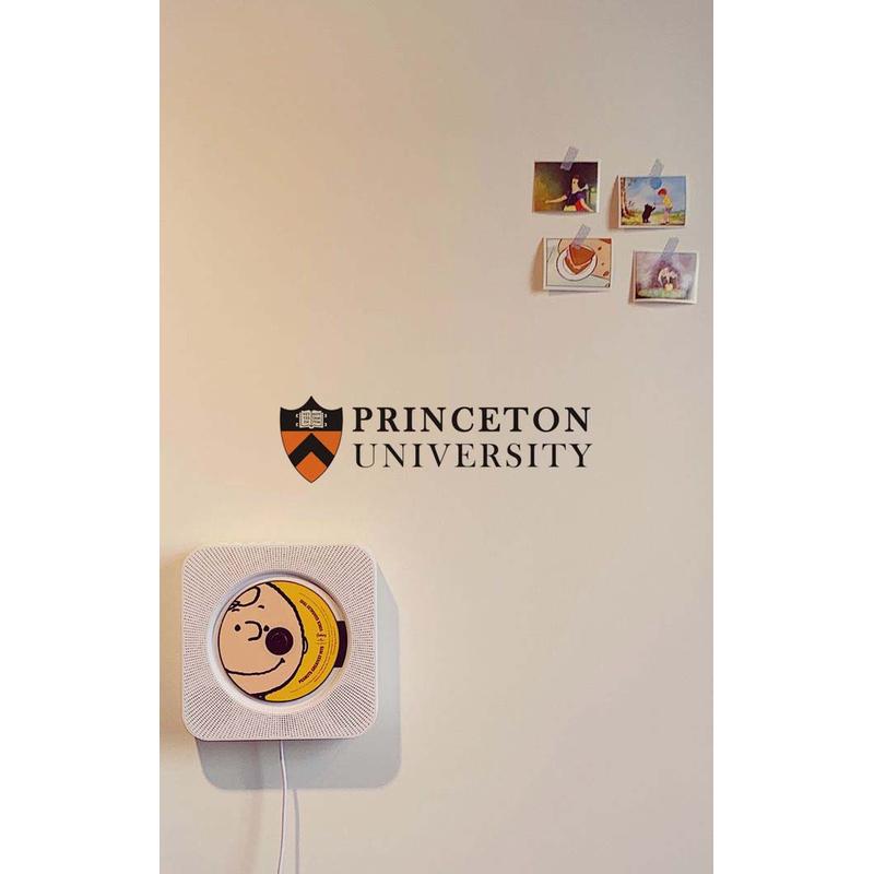 Princeton普林斯顿大学墙贴办公室玻璃贴纸装饰个性创意车贴咖啡