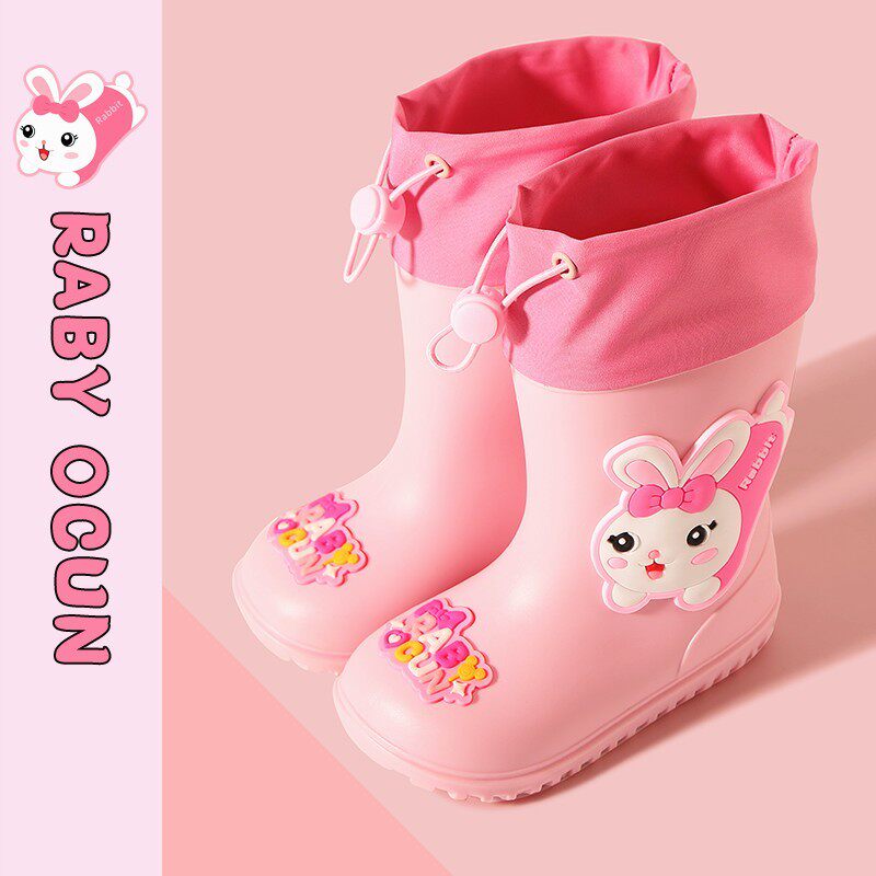 雨鞋儿童女孩2025夏季新款防水防滑可爱卡通舒适外穿女款轻便厂家