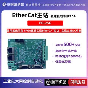 IP测试 Ethercat主站 紫光同创FPGA 从站 工业控制 测试板