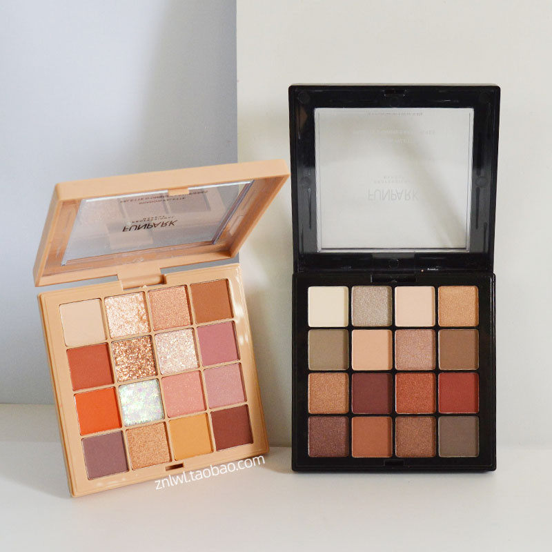 funpark上色十六色眼影盘珠哑光亮片好焕彩通勤大地眼妆新手彩妆