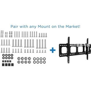 电视机挂架螺丝包配件 BM4M5M6M8加长固定支架安装螺丝钉垫片胶圈